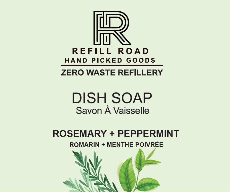 Rosemary & Peppermint Dish Soap by Refill Road