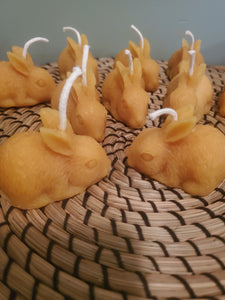Beeswax Season Bunny Candles | Handmade