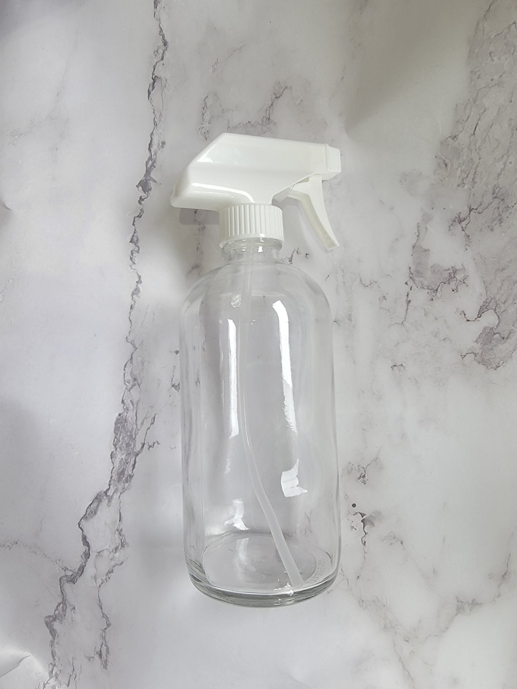 16 oz Sprayer Glass bottle White
