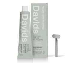 Load image into Gallery viewer, Davids | premium natural toothpaste / peppermint